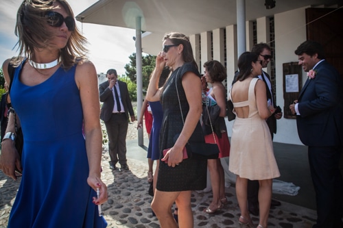 © Nicolas Gornas photographe mariage cap-ferret : sortie d'église