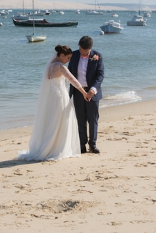 © Nicolas Gornas photographe mariage cap-ferret : sur la plage