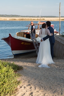 © Nicolas Gornas photographe mariage cap-ferret : balade en bateau sur le bassin d'Arcachon