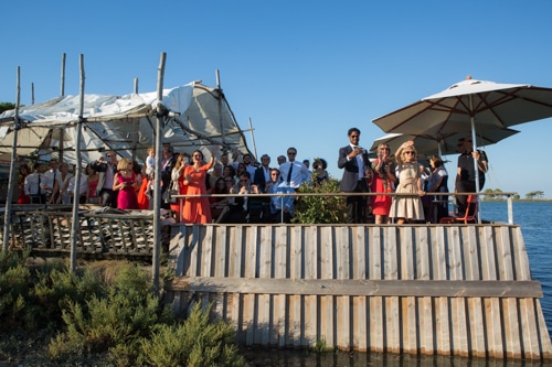 © Nicolas Gornas photographe mariage cap-ferret : départ balade en bateau sur le bassin d'Arcachon