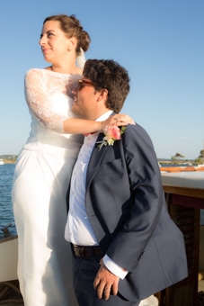 © Nicolas Gornas photographe mariage cap-ferret : balade en bateau sur le bassin d'Arcachon