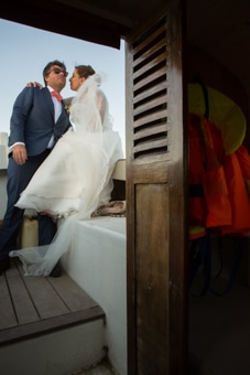 © Nicolas Gornas photographe mariage cap-ferret : balade en bateau sur le bassin d'Arcachon