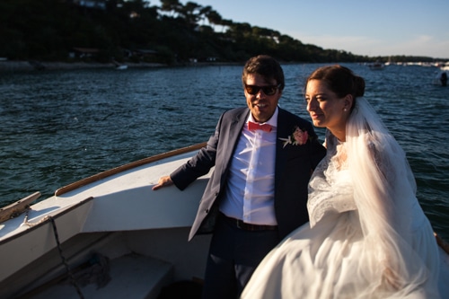 © Nicolas Gornas photographe mariage cap-ferret : balade en bateau sur le bassin d'Arcachon