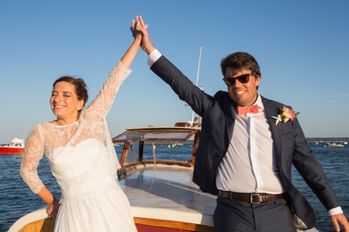 © Nicolas Gornas photographe mariage cap-ferret : balade en bateau sur le bassin d'Arcachon