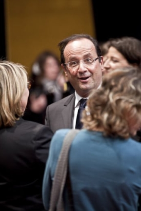 François Hollande à la conférence INCa François Hollande à la conférence INCa